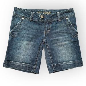 American Eagle Outfitters Denim Shorts Medium Wash Women's Size 0